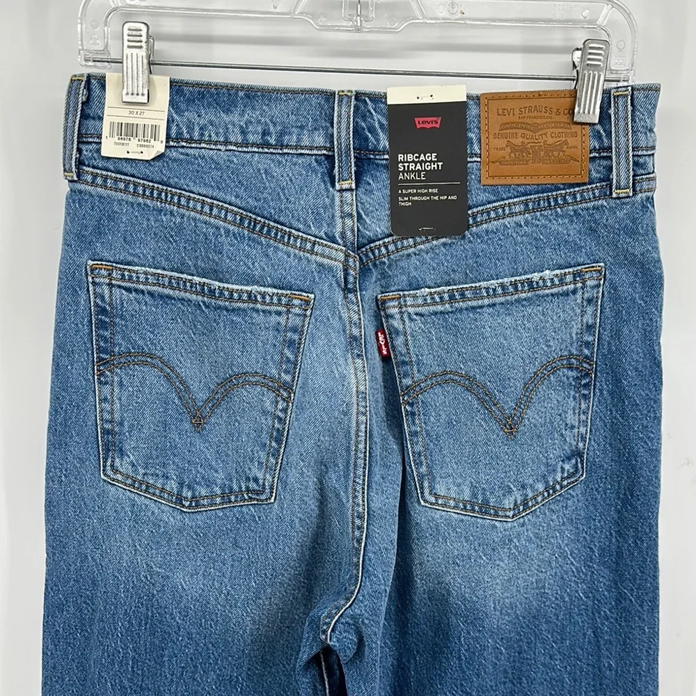 Levi's Jeans - Blue Ribcage straight - Picture 6 of 15